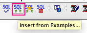 Figure 2. The Insert from Examples icon 