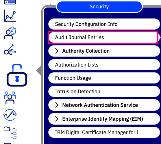 Figure 1. Find the Audit Journal Entries task here