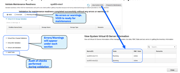 Figure 3. View System Virtual IO Server Information