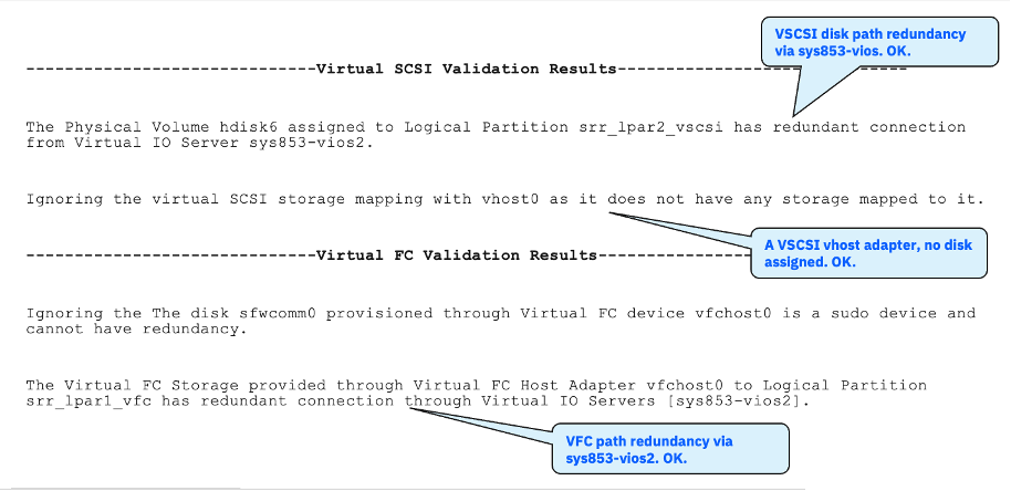 Figure 7. VSCSI and VFC audit trail details 