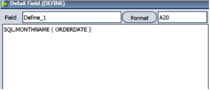 Passed data field from input datasource