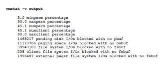 Figure 2. vmstat -v output