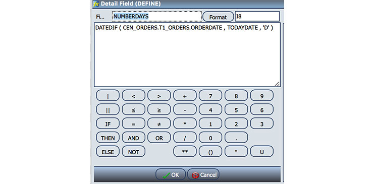 Syntax of a function named DATEDIF 