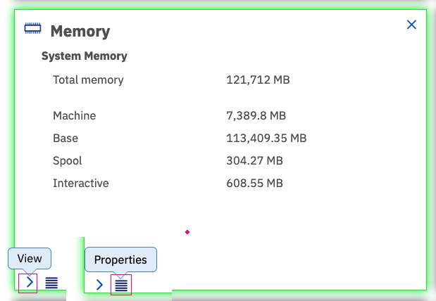 Figure 1. System memory metrics example