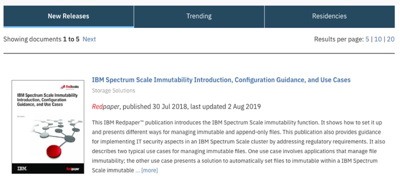 Figure 1. IBM Redbooks website